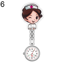 Load image into Gallery viewer, Waterproof Retro Mini Student Girl Hanging Watch Digital Quartz Clip Type FOB Nurse Doctor Watch Hanging Female lady's luminous